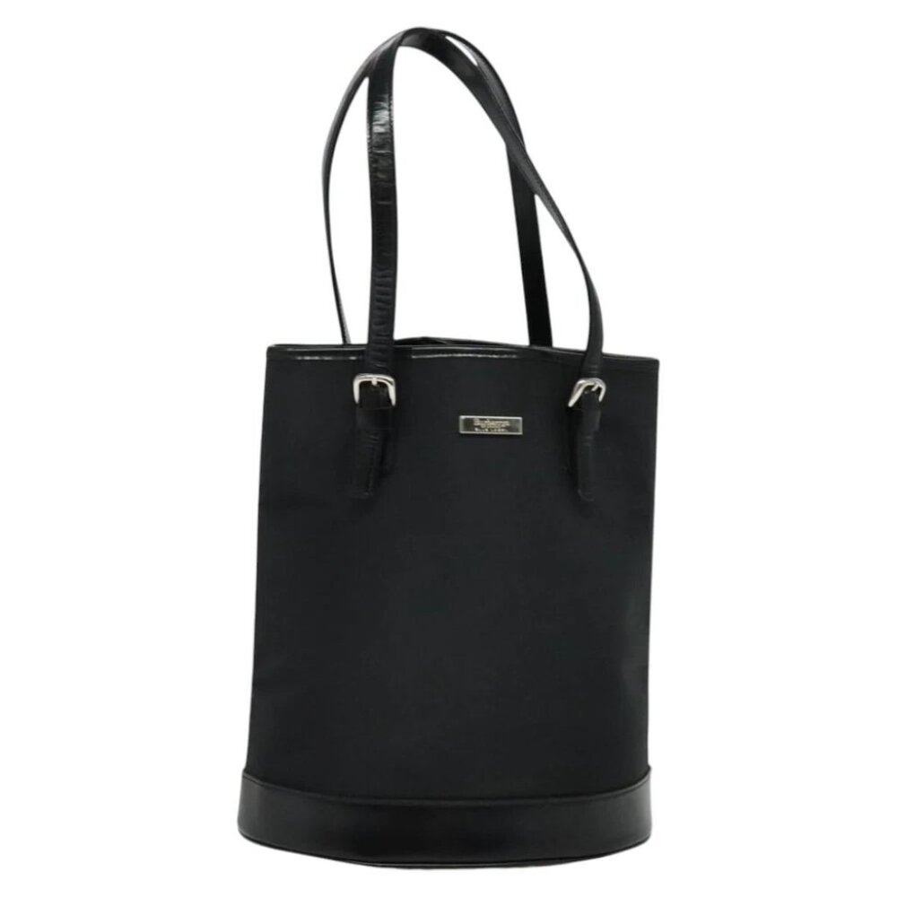 Burberrys Blue Label Shoulder Bag Nylon Black Auth ti3102 - Picture 14 of 16